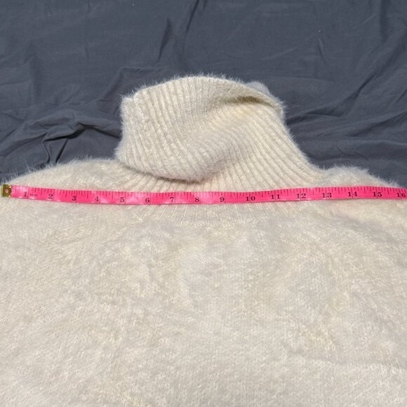 Anthropologie Poncho Style Cream Colored Women's Sweater - Picture 11 of 15